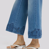 Teresa Wide Leg Ankle Jeans - Port Sea