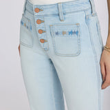 Marilyn Straight Ankle Jeans - Sky Valley
