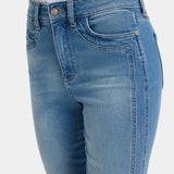 Marilyn Straight Ankle Jeans - Port Sea