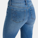 Marilyn Straight Ankle Jeans - Pacifica