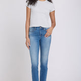 Sheri Slim Straight Ankle Jeans - Pacifica