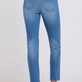 Sheri Slim Straight Ankle Jeans - Pacifica