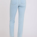 Sheri Slim Straight Ankle Jeans - Sky Valley