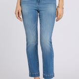 Sheri Slim Straight Ankle Jeans - Pacifica