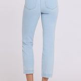 Sheri Slim Straight Ankle Jeans - Sky Valley