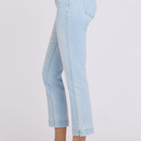 Sheri Slim Straight Ankle Jeans - Sky Valley