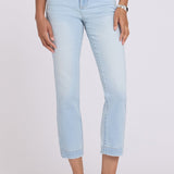 Sheri Slim Straight Ankle Jeans - Sky Valley