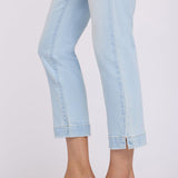 Sheri Slim Straight Ankle Jeans - Sky Valley