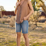 Ella Denim Shorts - Vista Lakes