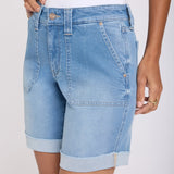 Diana Relaxed Denim Shorts - Distressed Vista Lakes
