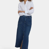 High Rise Long Skirt - Louvre Sapphire