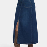 High Rise Long Skirt - Louvre Sapphire