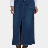 High Rise Long Skirt - Louvre Sapphire