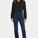 Marilyn Straight Jeans - Blackened Blue