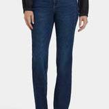 Marilyn Straight Jeans - Blackened Blue