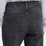 Brooke Loose Straight Jeans - Vintage Noir