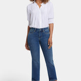 Marilyn Straight Ankle Jeans - Dali River