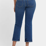 Marilyn Straight Ankle Jeans - Dali River