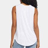 Sleeveless Perfect Tee - Optic White