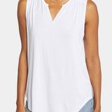 Sleeveless Perfect Tee - Optic White