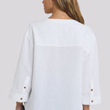 Maggie Oversize Blouse - Optic White
