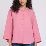 Maggie Oversize Blouse - Desert Rose