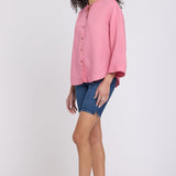 Maggie Oversize Blouse - Desert Rose
