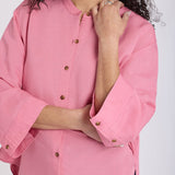 Maggie Oversize Blouse - Desert Rose