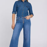 Teresa Wide Leg Jeans - Blue Paradise