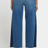 Teresa Wide Leg Jeans - Avenue Blue