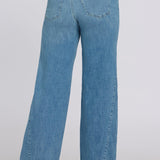 Teresa Wide Leg Jeans - Dawn Rock