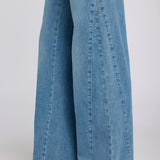 Teresa Wide Leg Jeans - Dawn Rock