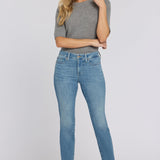 Sheri Slim Straight Jeans - Dawn Rock
