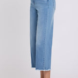 Coco Relaxed Wide Leg Crop Jeans - Vista Lakes