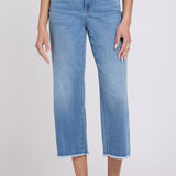 Coco Relaxed Wide Leg Crop Jeans - Vista Lakes