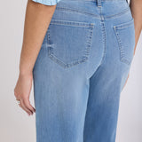 Coco Relaxed Wide Leg Crop Jeans - Vista Lakes