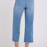 Coco Relaxed Wide Leg Crop Jeans - Vista Lakes