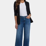 Teresa Wide Leg Ankle Jeans - Opera Blue