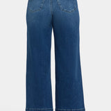 Teresa Wide Leg Ankle Jeans - Opera Blue