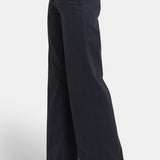 Teresa Wide Leg Jeans - Washed Black