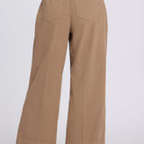 Teresa Wide Leg Ankle Jeans - Toasted Coconut