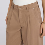 Teresa Wide Leg Ankle Jeans - Toasted Coconut