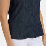 Denim Vest - Dark Indigo