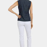 Denim Vest - Dark Indigo