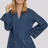 Denim Tunic - Medium Indigo