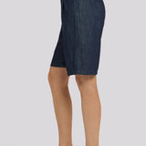 Gwen Relaxed Bermuda Denim Shorts - Dark Indigo