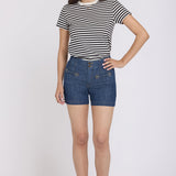 Kayla Denim Shorts - Medium Indigo