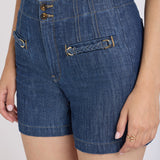 Kayla Denim Shorts - Medium Indigo