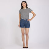 Kayla Denim Shorts - Medium Indigo