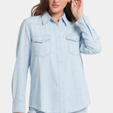 Classic Denim Shirt - Icy Lagoon